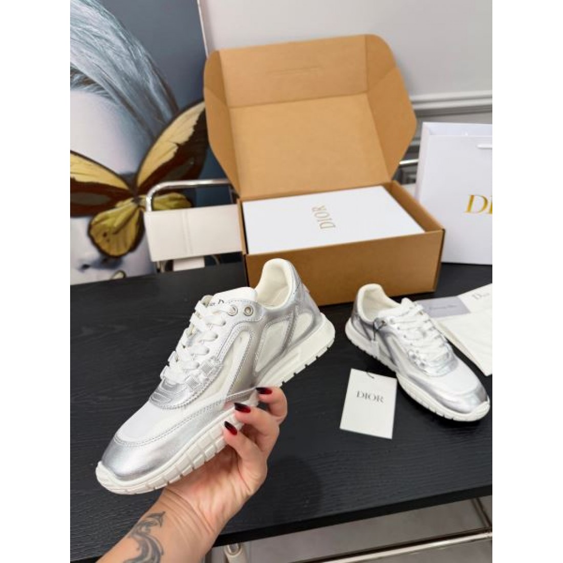 正統派 上質 DIOR ディオール コピー カジュアルシューズ 落ち着き 大人向け