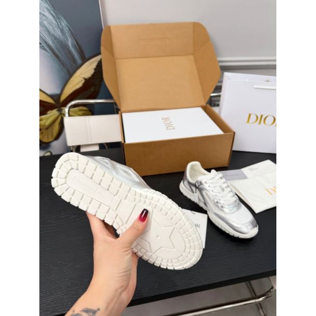 正統派 上質 DIOR ディオール コピー カジュアルシューズ 落ち着き 大人向け