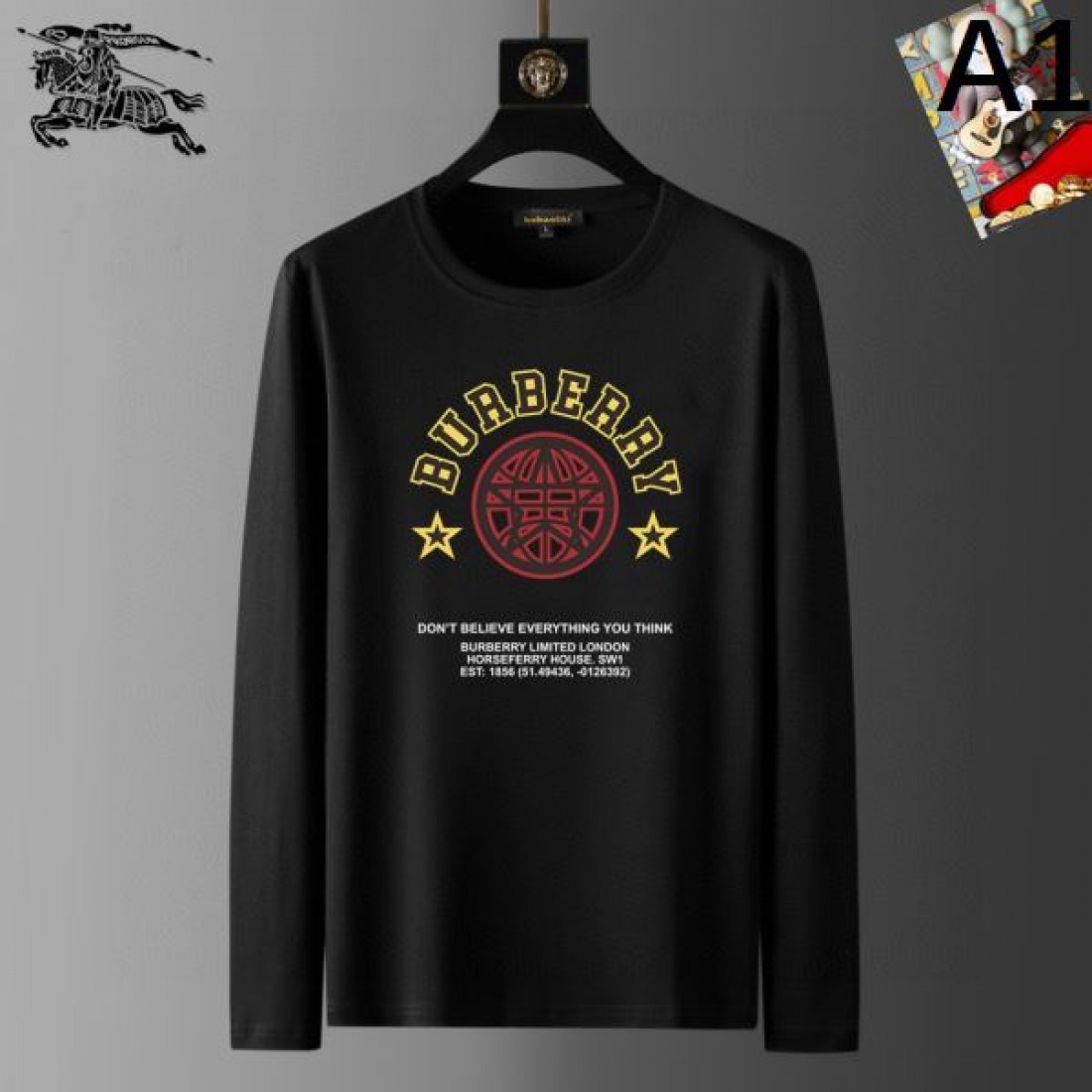 洗練 クラシック BURBERRY バーバリー コピー 長袖Tシャツ 定番 おすすめ