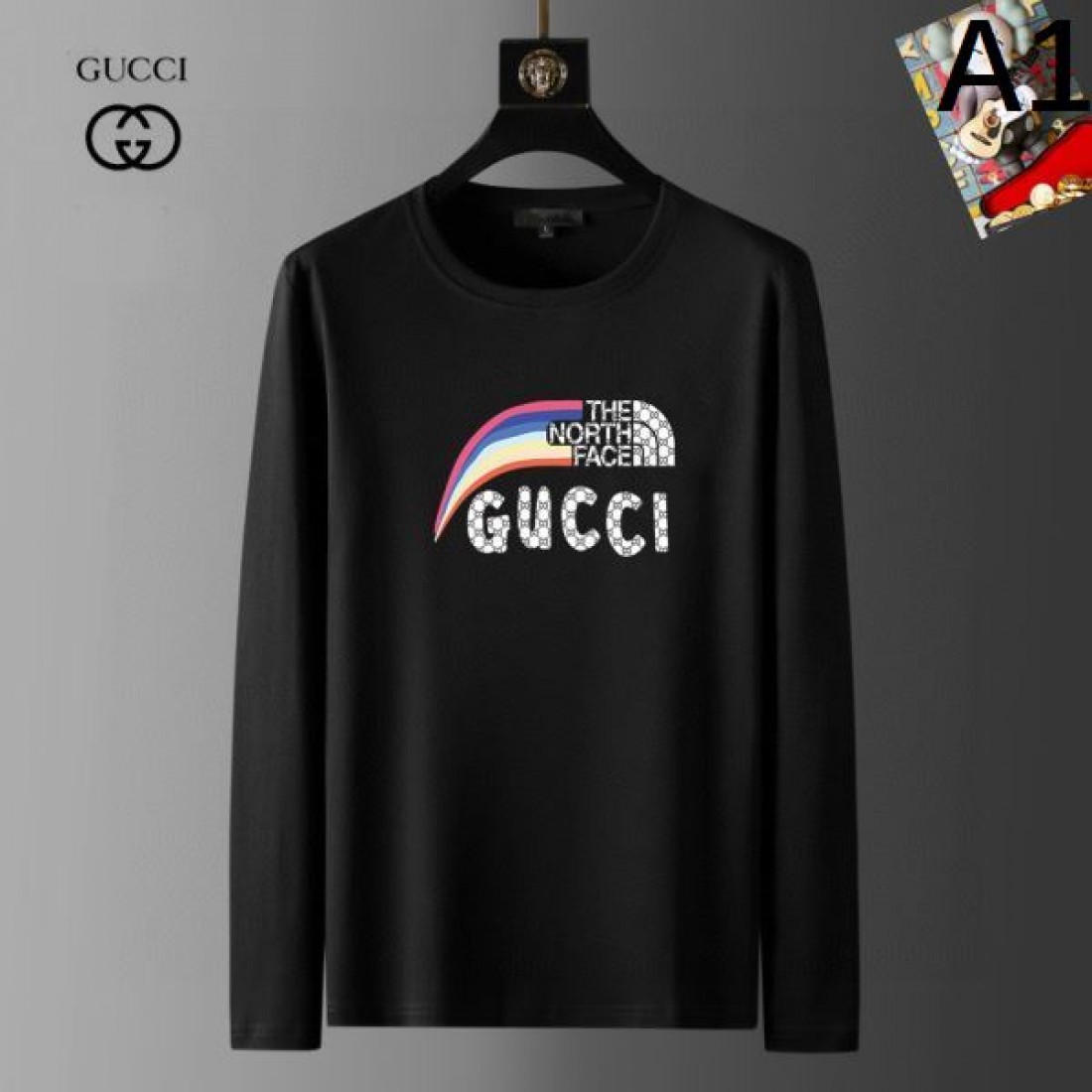 高級 デザイン性 GUCCI グッチ コピー 長袖Tシャツ 存在感 おすすめ