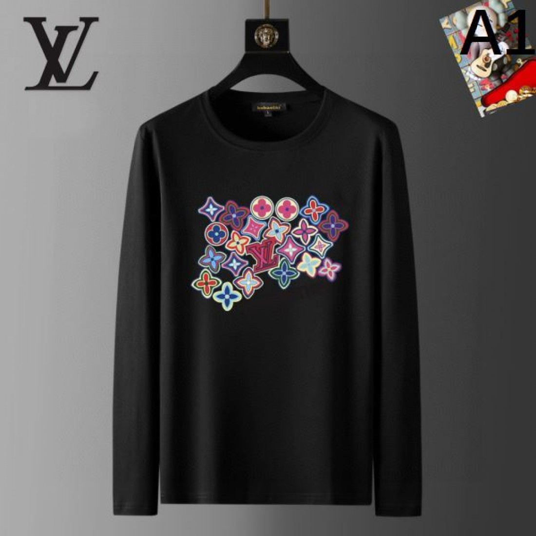 洗練 デザイン性 LOUIS VUITTON ルイヴィトン コピー 長袖Tシャツ 上品 高品質