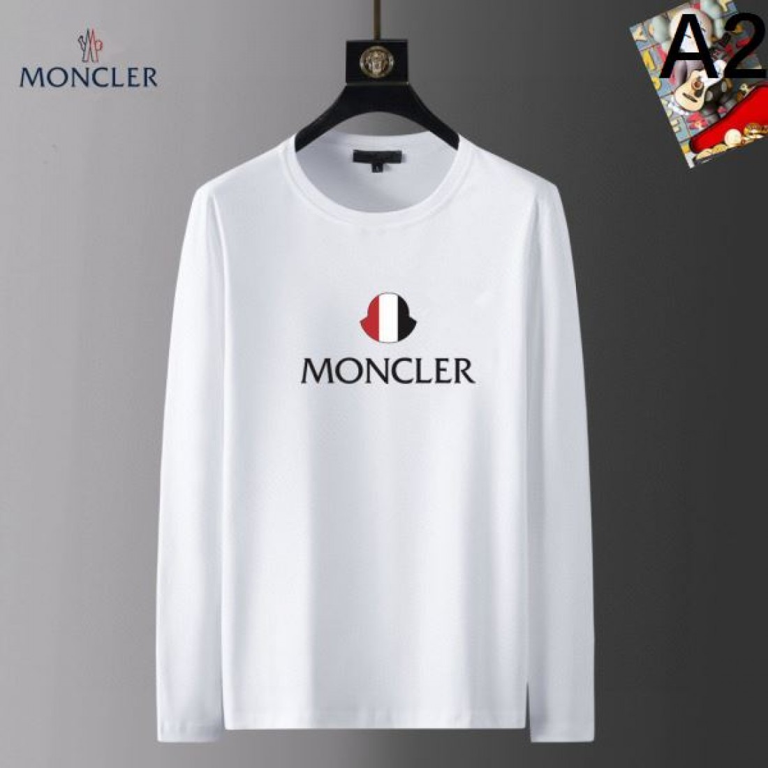 高級感 上質 MONCLER モンクレール コピー 長袖Tシャツ 定番 人気