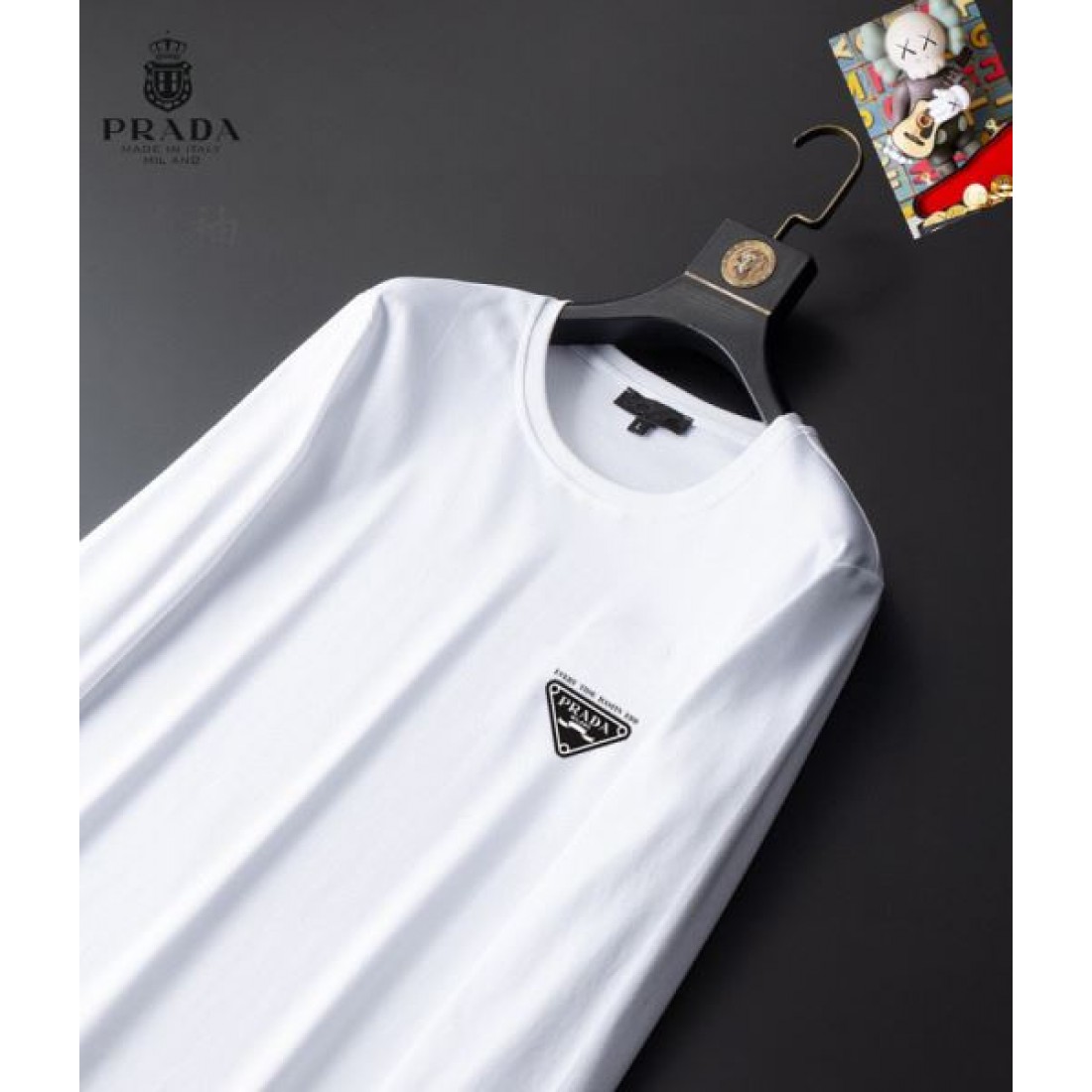  シンプル 上質 PRADA プラダ コピー 長袖Tシャツ 洗練 定番