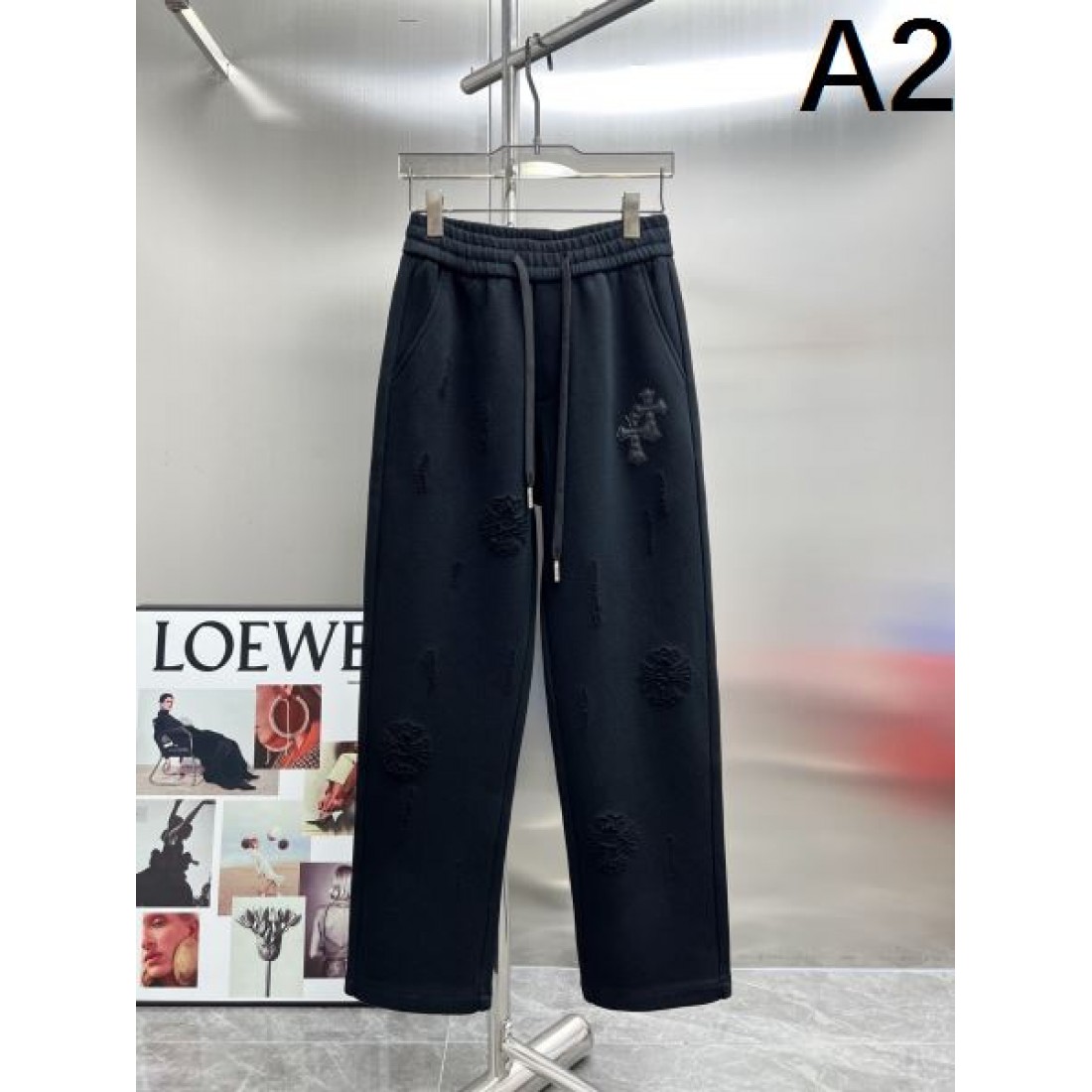 スタイリッシュ 上質 CHROME HEARTS クロムハーツ コピー カジュアルパンツ 都会的 印象的