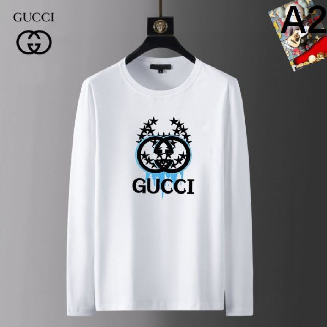  シンプル 上品 GUCCI グッチ コピー 長袖Tシャツ 洗練 定番