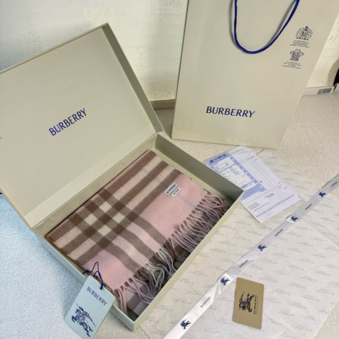 ヴィンテージ 高級感 BURBERRY バーバリー コピー マフラー キャメルブラウン×ブラックチェック レトロ格子柄 フリンジディテール 柔らか素材 秋冬コーデ