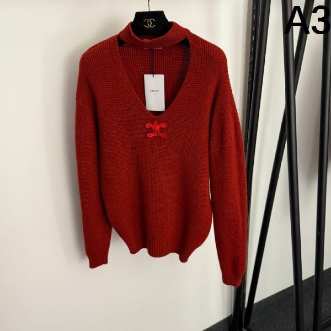 洗練 エレガント CELINE セリーヌ コピー 長袖ニット 柔らか素材 高級感