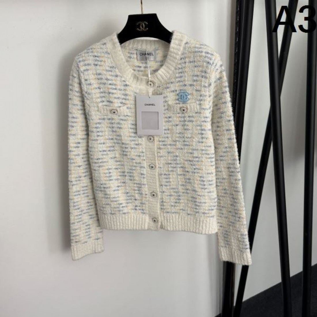  上品 フェミニン CHANEL シャネル コピー ニットカーディガン 柔らか生地 着回し便利