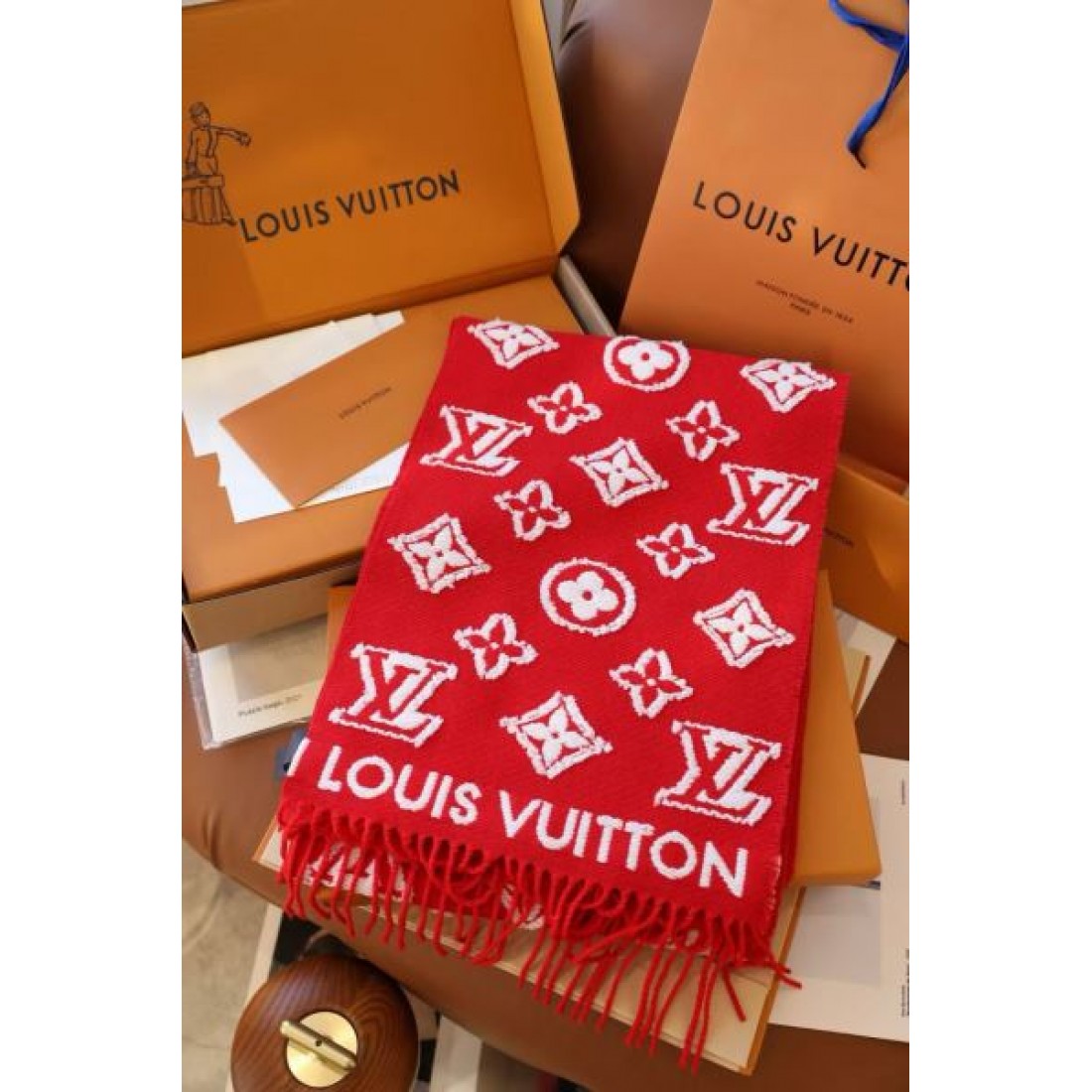 上品 クラシック 高級 LOUIS VUITTON ルイヴィトン コピー スカーフ 洗練