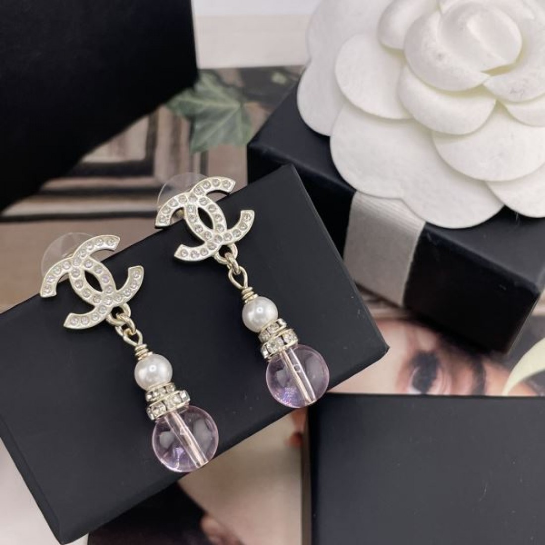 凛とした 高感度 CHANEL シャネル コピー イヤリング 優雅ライン 美品水準