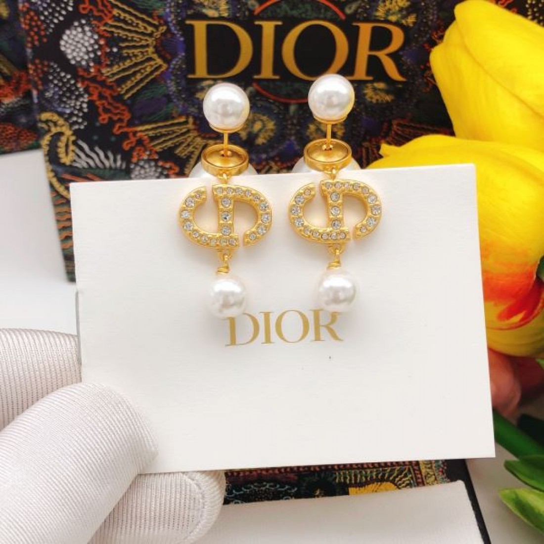 人気 定番 DIOR ディオール コピー イヤリング 高見え クラシック