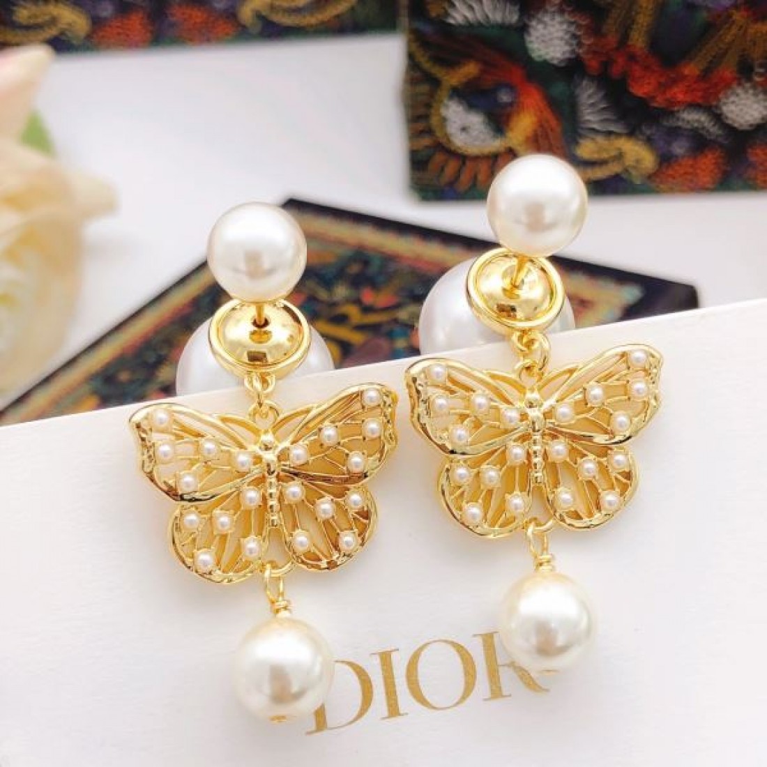 洗練 上品 DIOR ディオール コピー イヤリ...