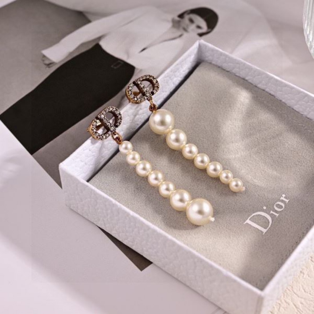 定番 エレガント DIOR ディオール コピー イヤリング 高見え 上質