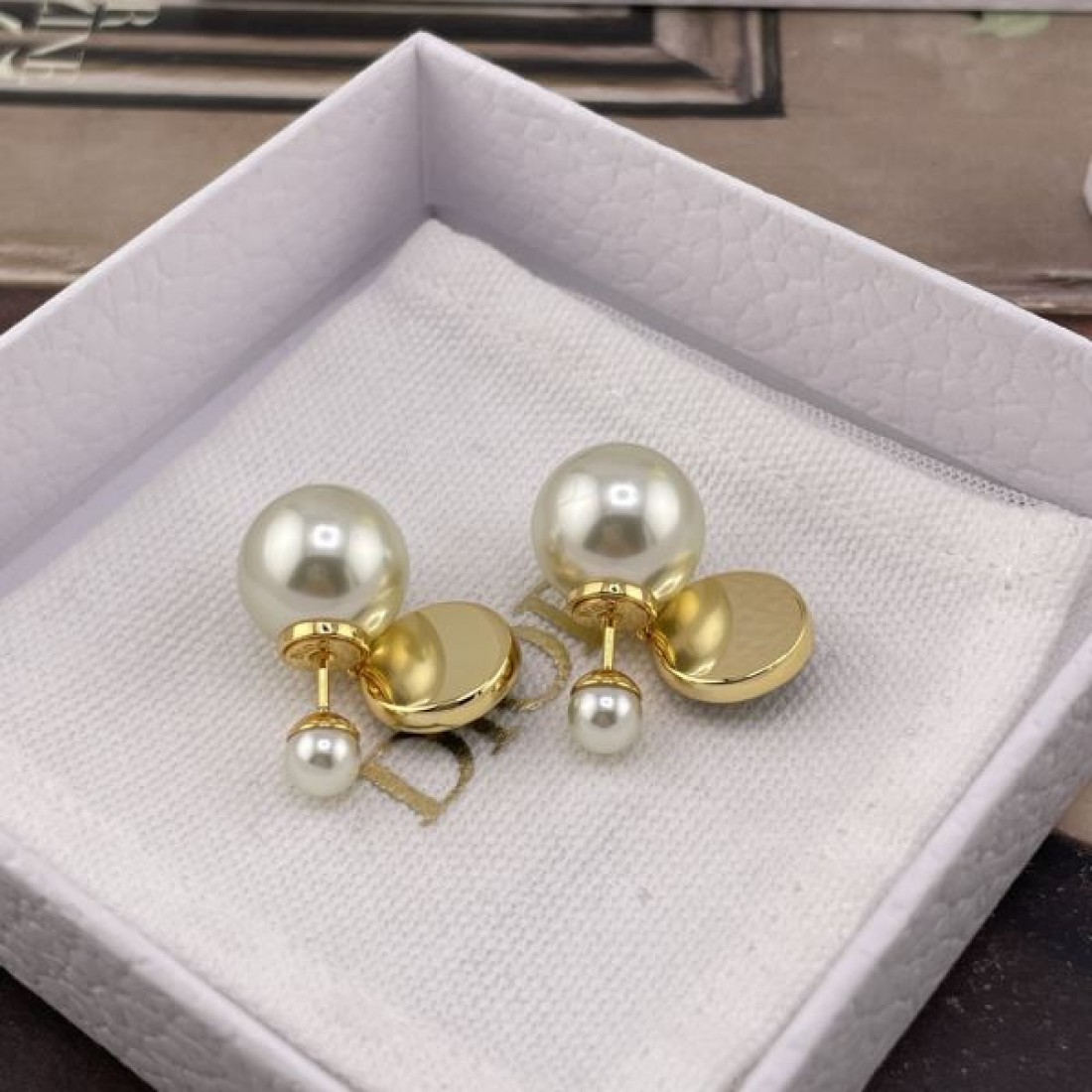 都会的 モダン DIOR ディオール コピー イヤリング 上質素材 状態良好