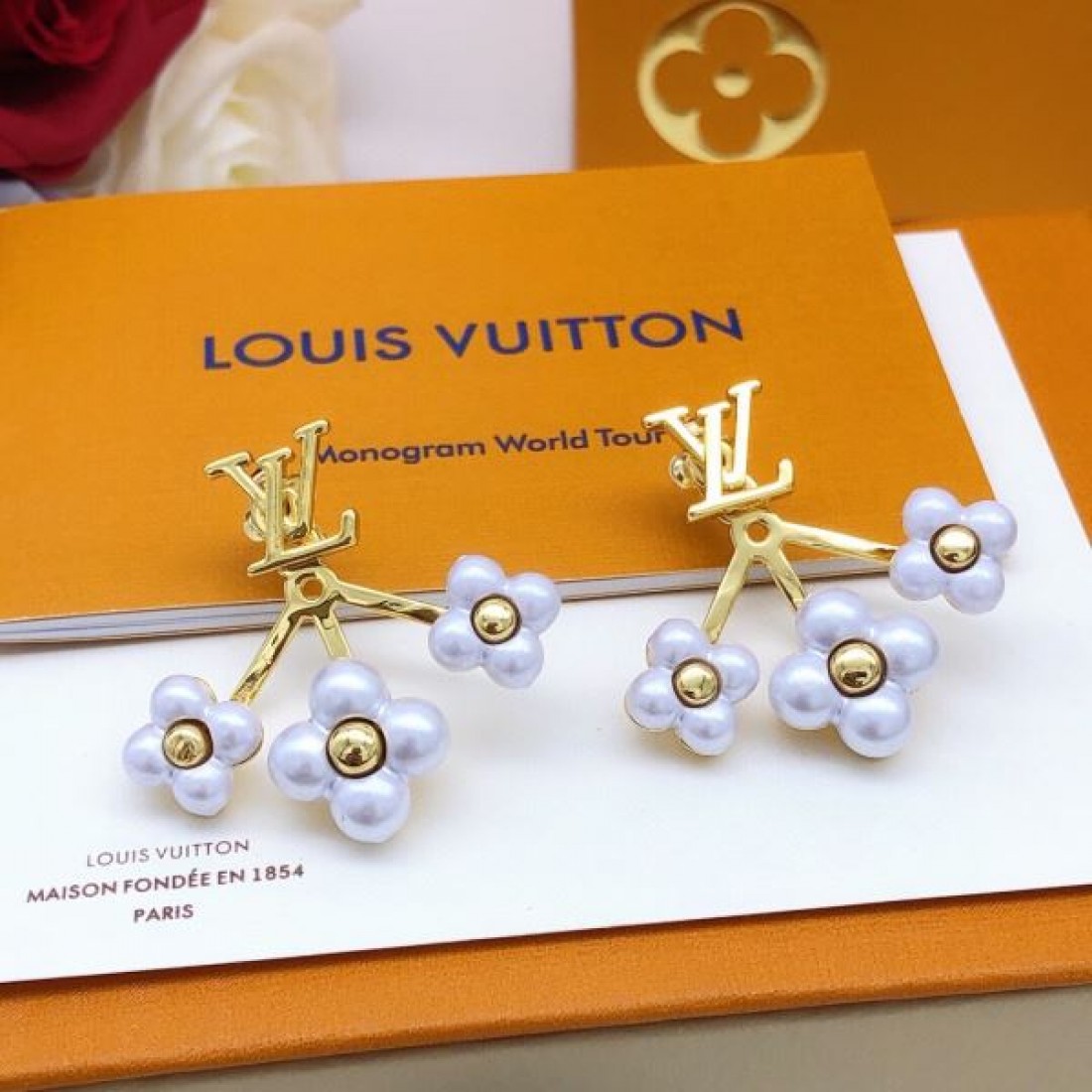 高級感 洗練 LOUIS VUITTON ルイヴィトン スーパーコピー イヤリング 完成度高