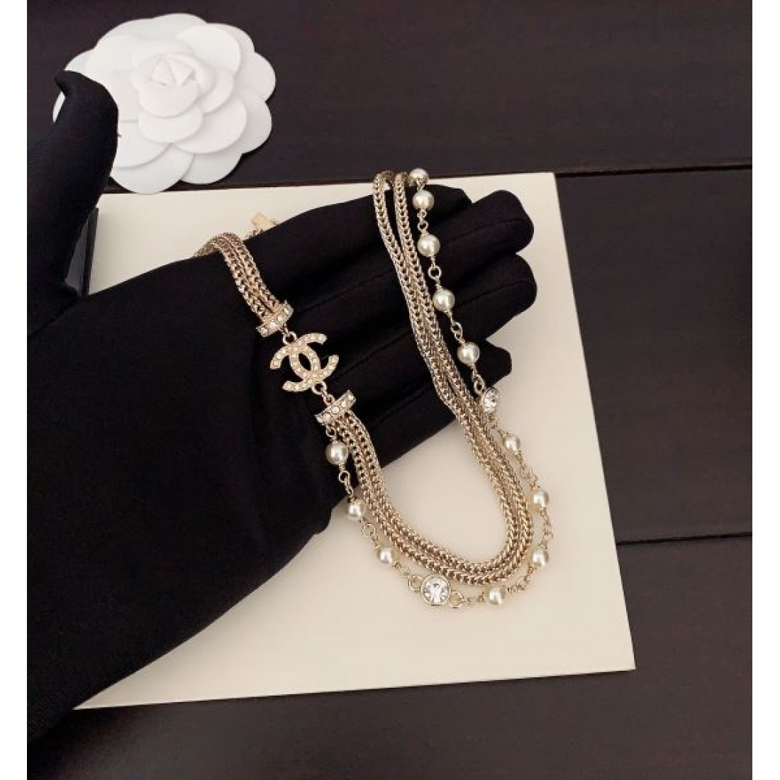 モダン 洗練 大人向け CHANEL シャネル コピー ネックレス 高級感 定番 