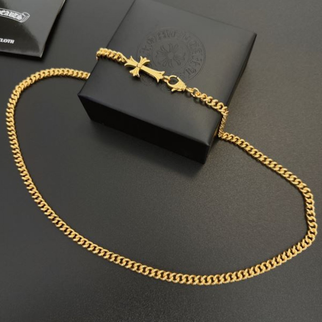 モード感 スタイリッシュ 上質 CHROME HEARTS クロムハーツ コピー ネックレス