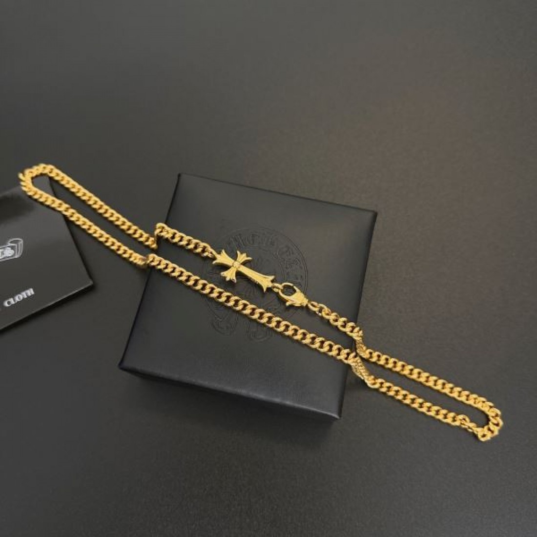 モード感 スタイリッシュ 上質 CHROME HEARTS クロムハーツ コピー ネックレス