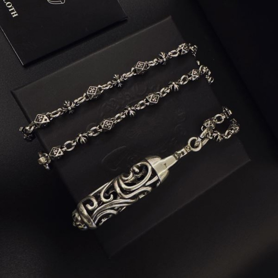 洗練 CHROME HEARTS クロムハーツ コピー ネックレス 男前 おしゃれ 注目