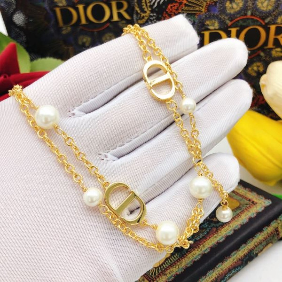 エレガント  DIOR ディオール コピー ネックレス 華やか 高級感 人気