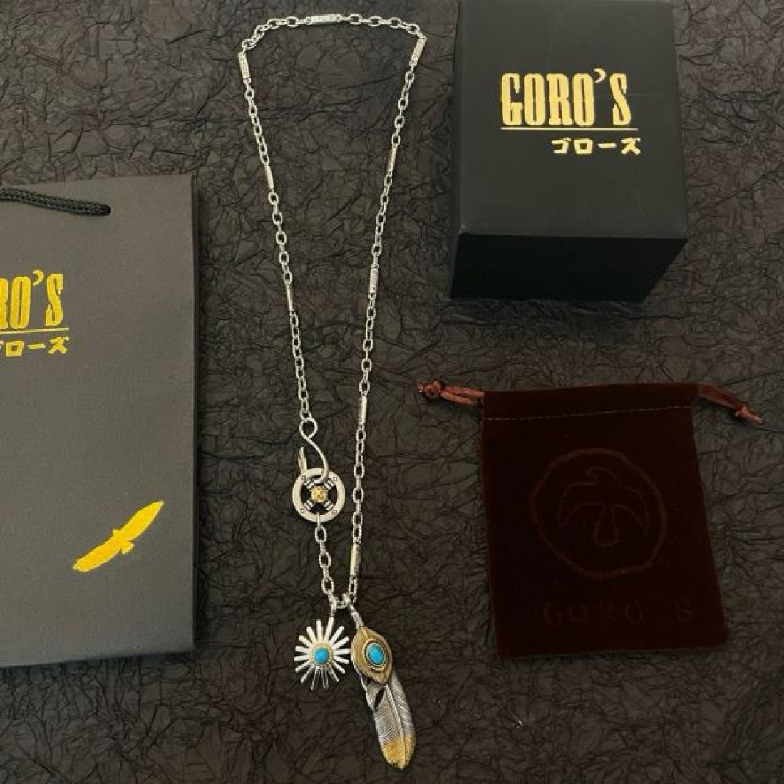 重厚感 定番 男前 GOROS ゴローズ コピー ネックレス 存在感 渋い 人気