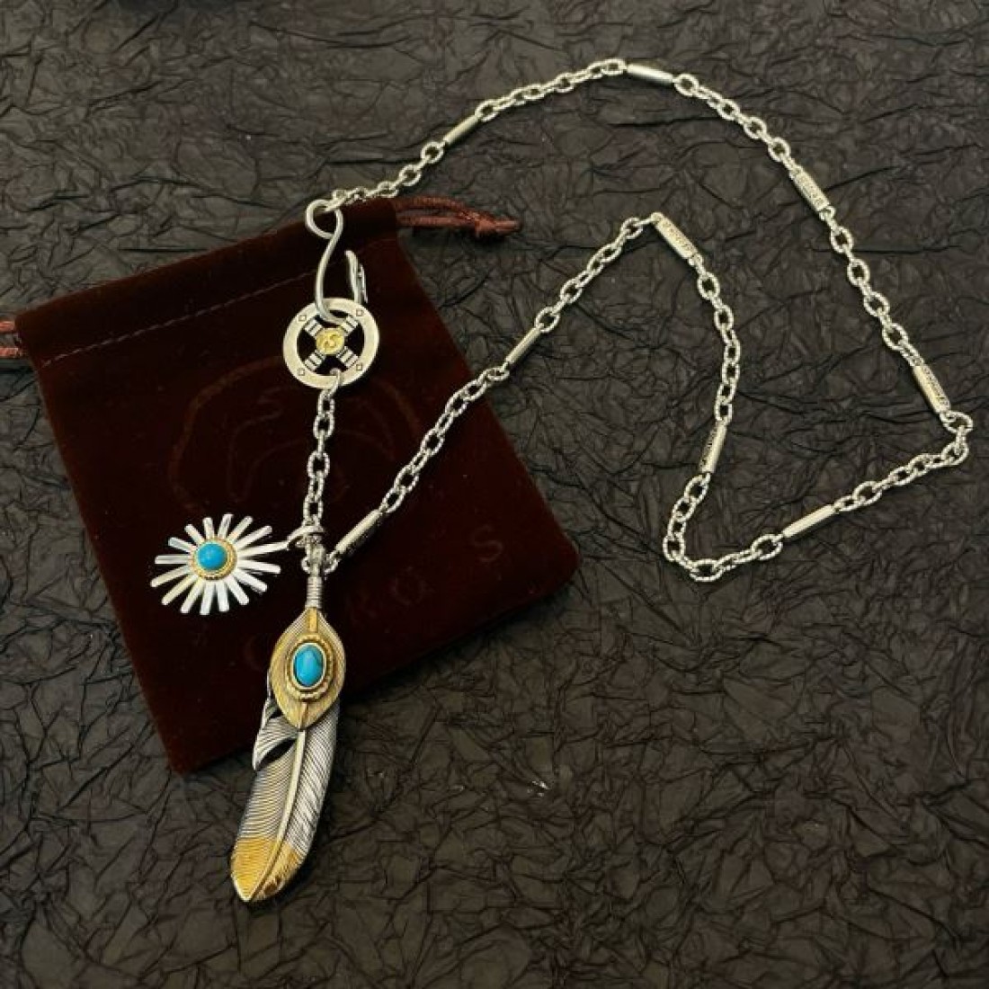 重厚感 定番 男前 GOROS ゴローズ コピー ネックレス 存在感 渋い 人気