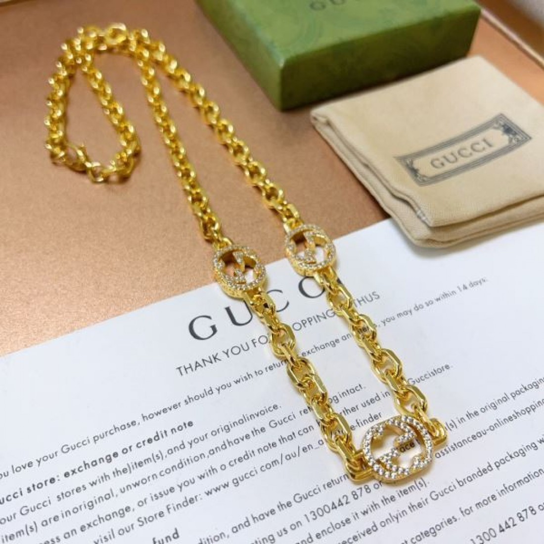 モード感 洗練 スタイリッシュ GUCCI グッチ コピー ネックレス クール 