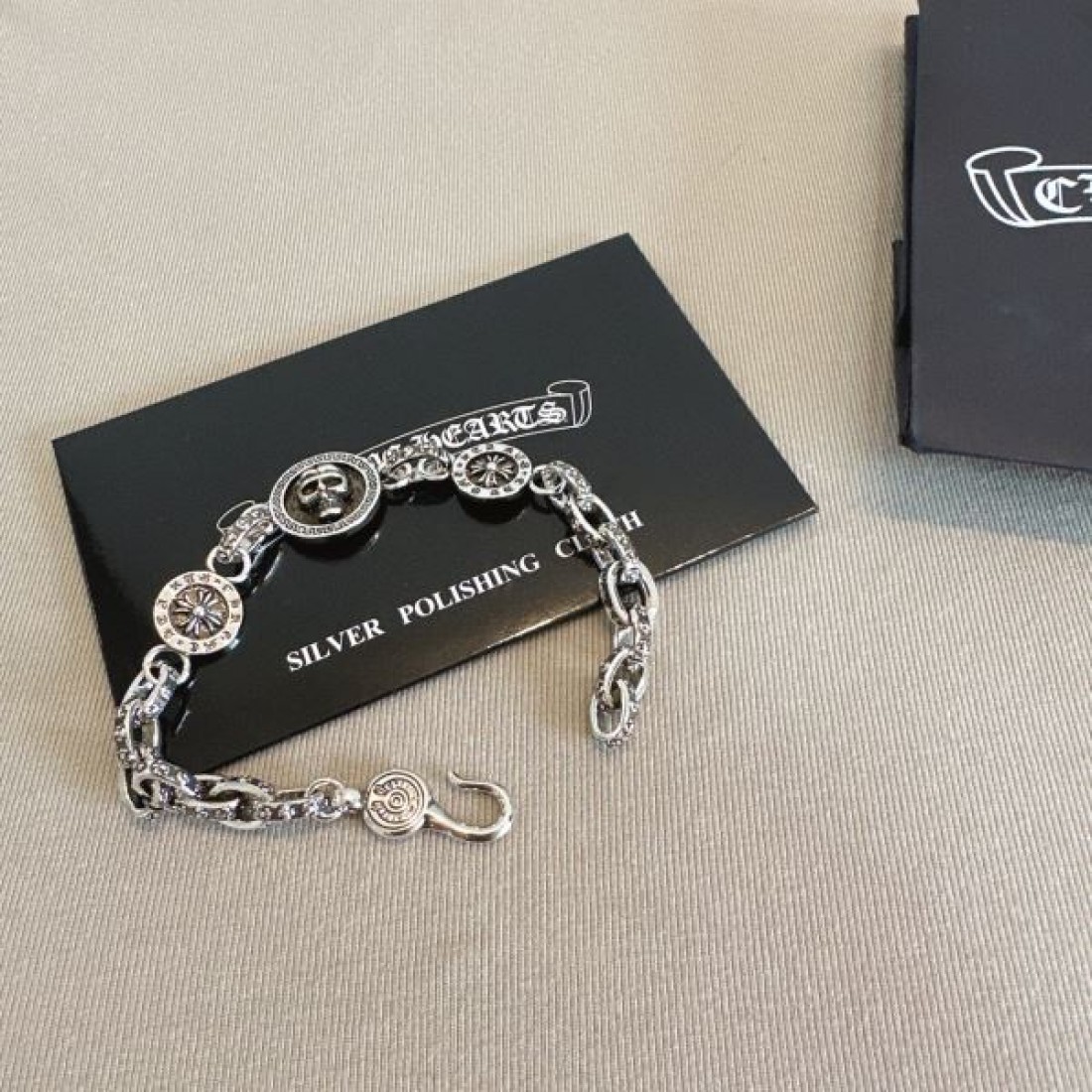 格好良い CHROME HEARTS コピー クロムハーツ ブレスレット 上質 大人向け 完成度