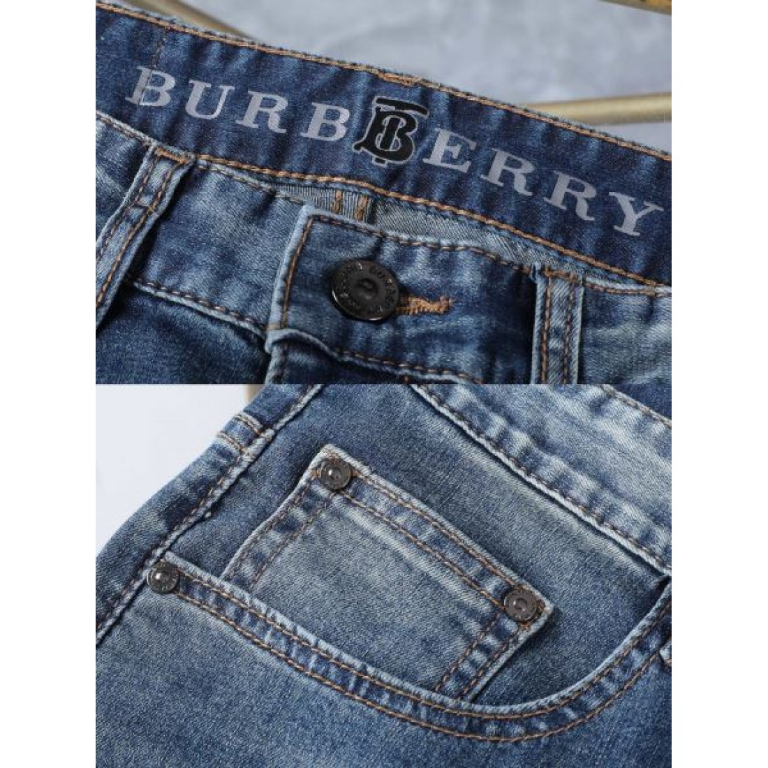 大人カジュアル 上質 こなれ感 BURBERRY バーバリー コピー ジーンズ 万能