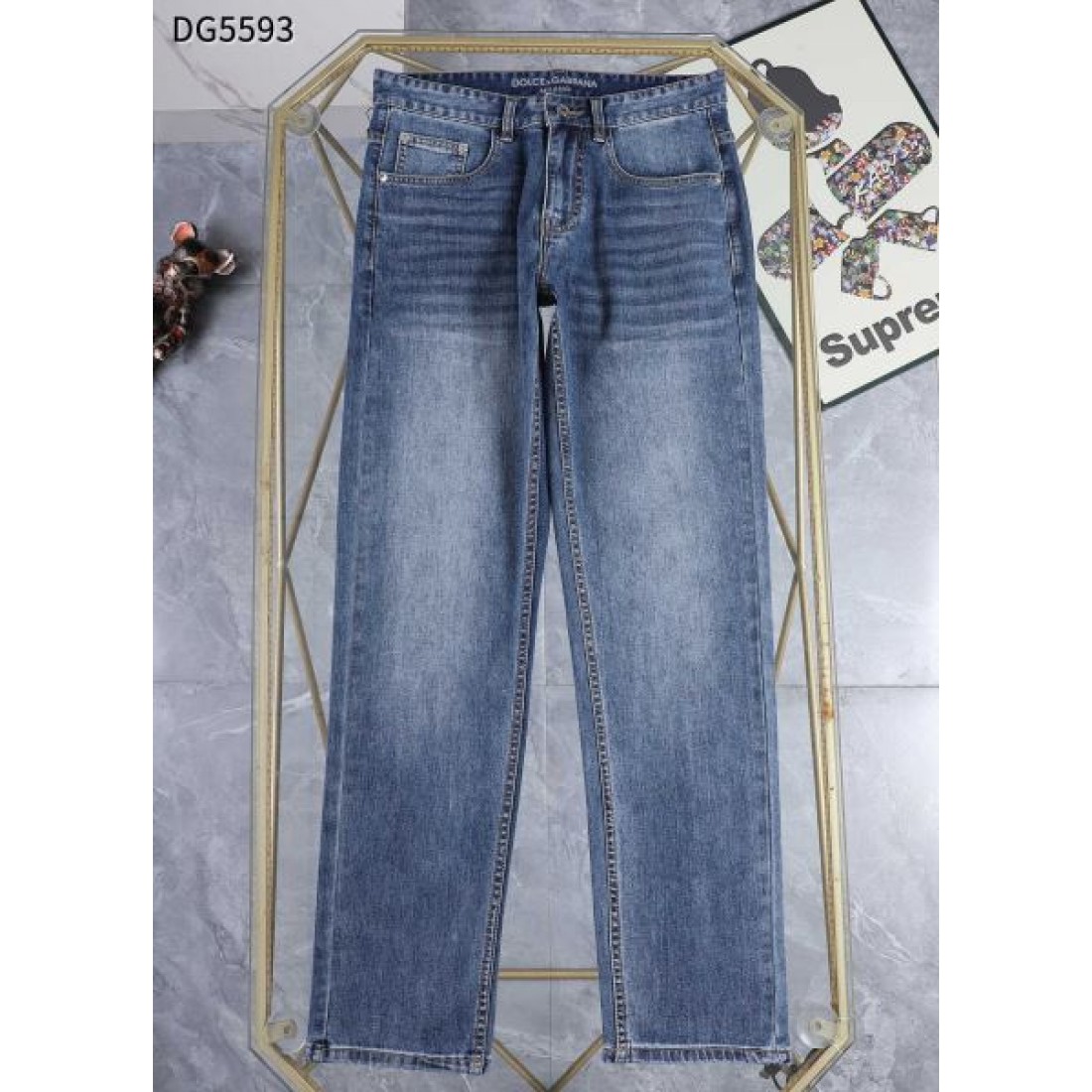 華やか モード感 高級 DOLCE＆GABBANA ドルチェ＆ガッバーナ コピー ジーンズ