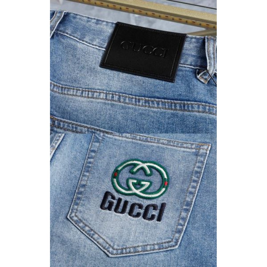 クラシック 大人っぽい 上質 GUCCI グッチ コピー ジーンズ 高見え 定番