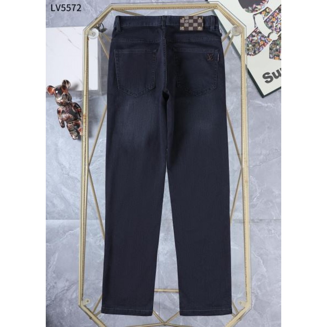 洗練 大人向け シンプル LOUIS VUITTON ルイヴィトン コピー ジーンズ 万能