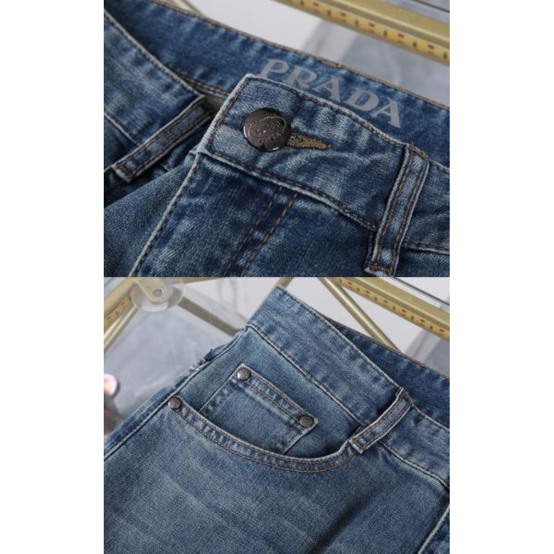 モード感 高級 上品 PRADA プラダ コピー ジーンズ 洗練 大人っぽい 人気
