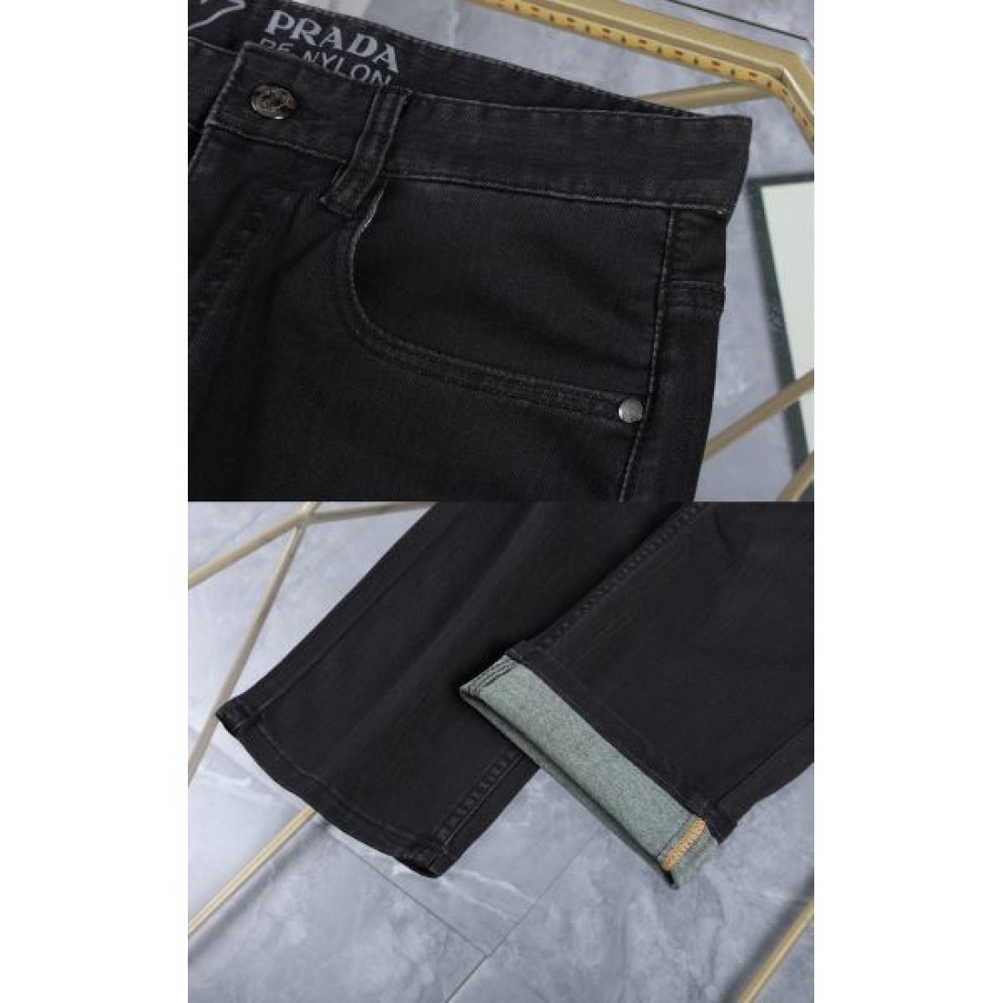 クール きれいめ 上質 PRADA プラダ コピー ジーンズ 高見え 定番 おすすめ