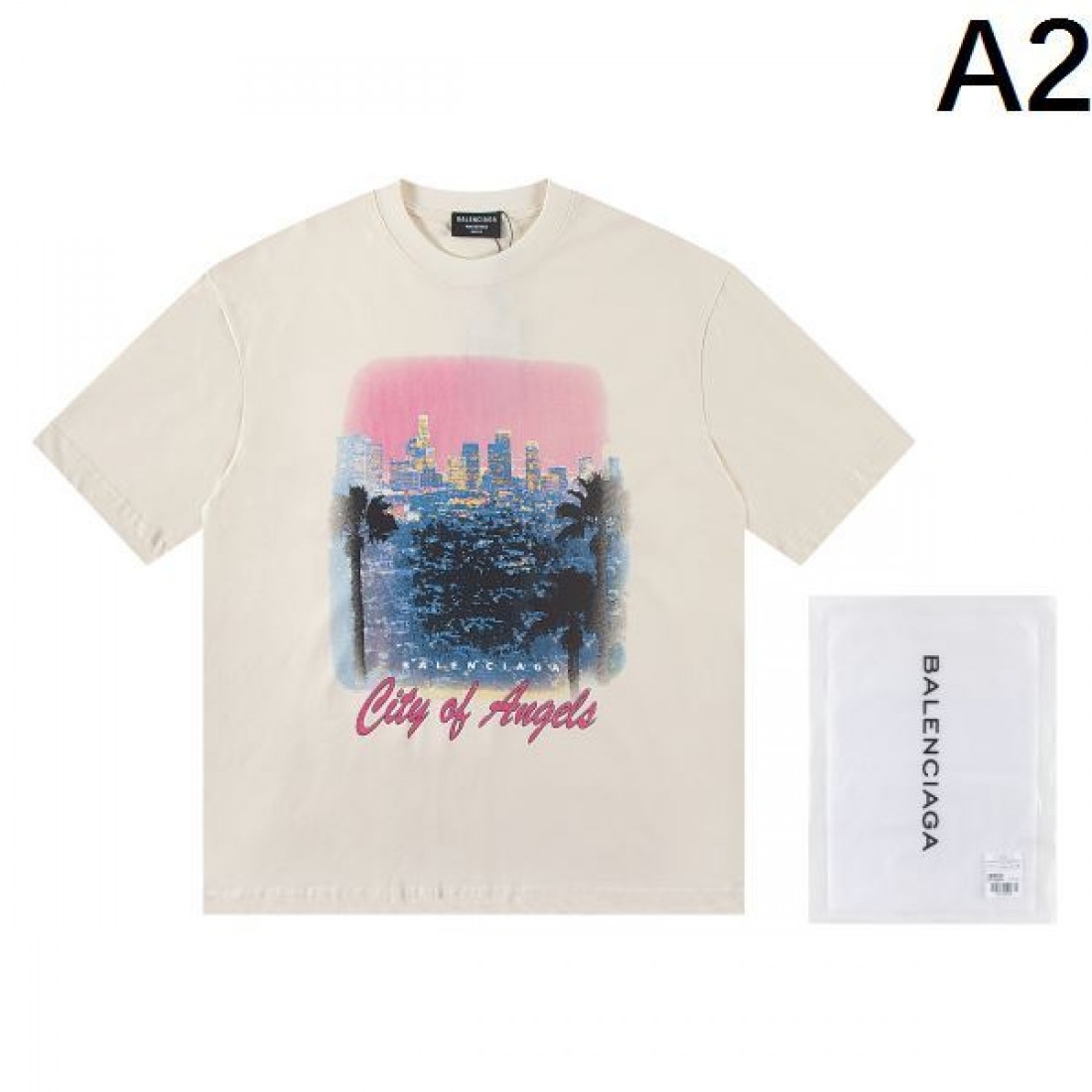 大人ストリート 高見え BALENCIAGA バレンシアガ コピー Tシャツ 柔らか素材 着回し万能