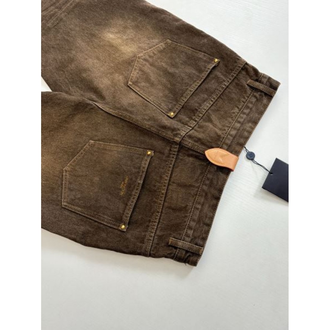 ヴィンテージ風 高品質 ルイヴィトン LOUIS VUITTON コピー デニムパンツ 耐久素材