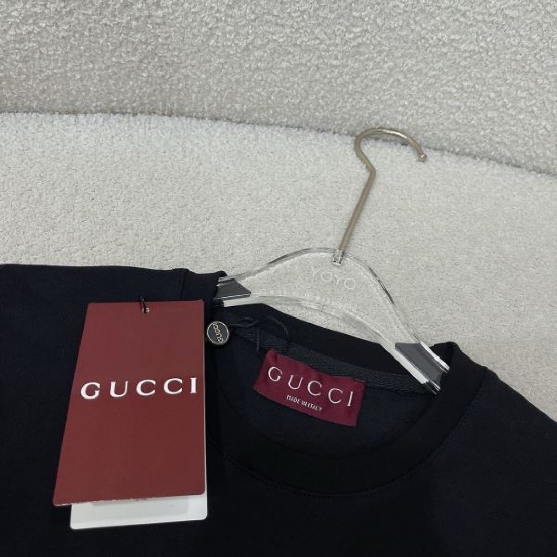 可愛い 個性 GUCCI グッチ コピー Tシャツ 半袖Tシャツ 猫プリント 刺繍風デザイン 柔らかコットン ゆったりシルエット 快適着心地