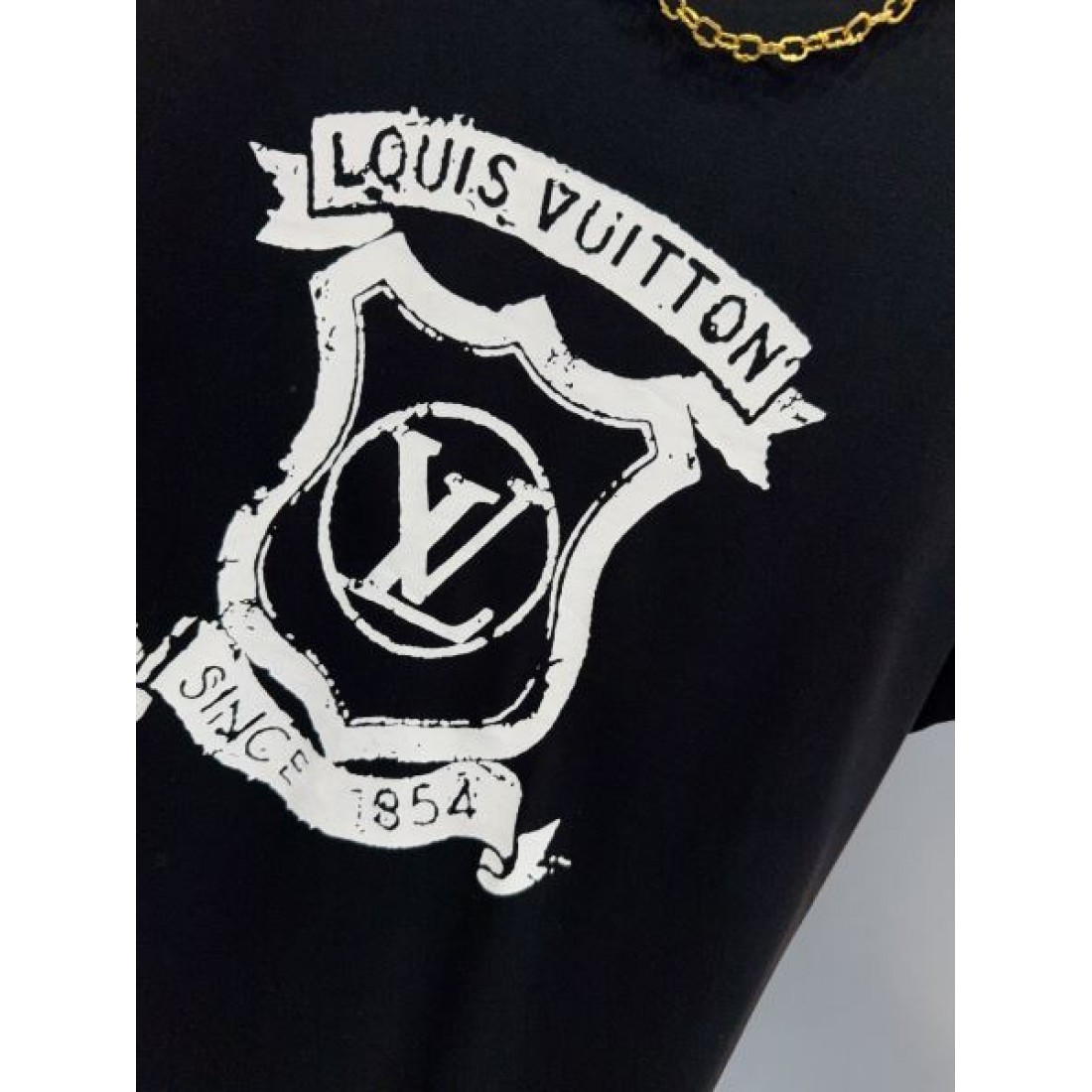 Louis Vuitton 高級感 ヴィンテージロゴ チェーン付き ルイ・ヴィトン コピー  ワンピース シンプルモード