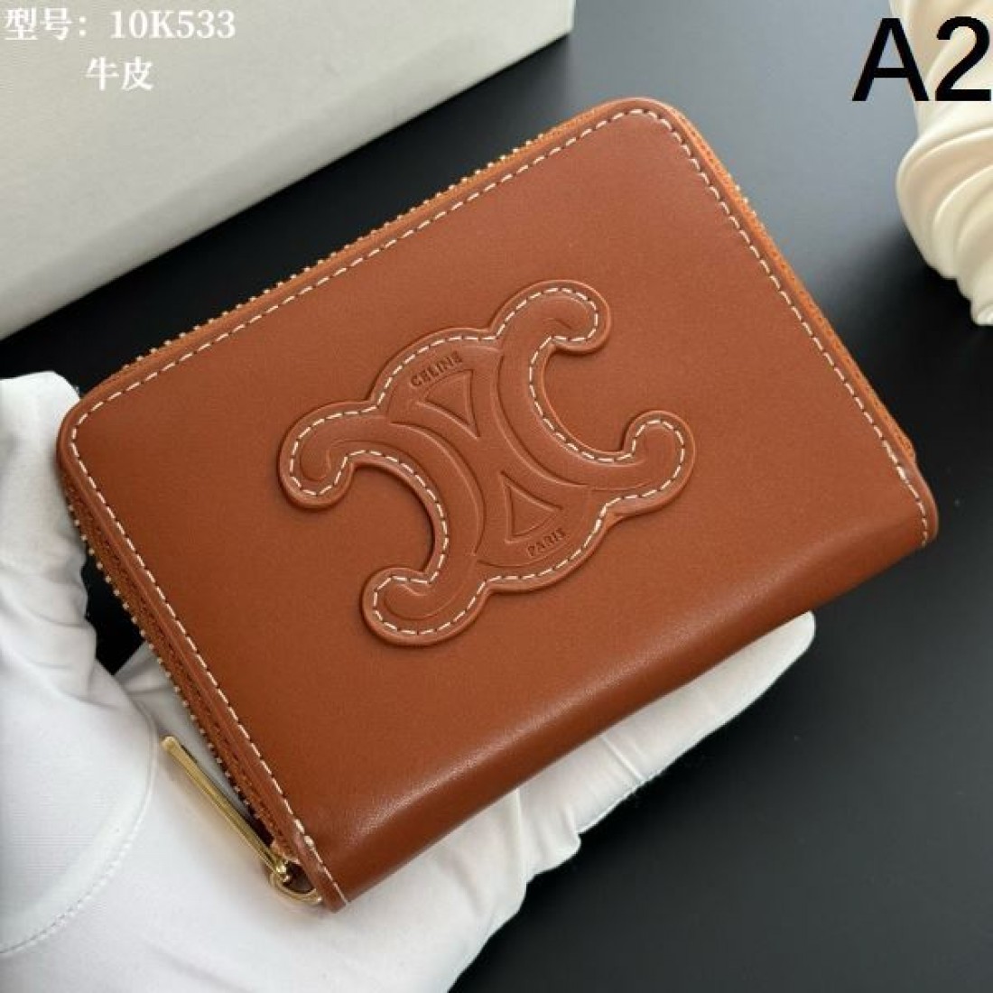 CELINE スーパーコピー　コンパクト財布 二つ折り ミニウォレット 高級レザー セリーヌ