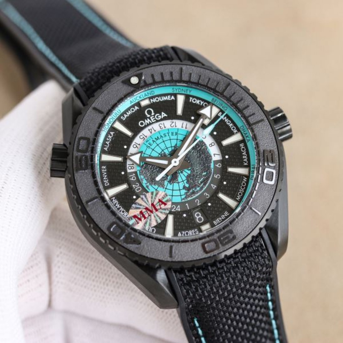 シーマスター 海洋デザイン 都市名インデックス ラバーストラップ 存在感抜群 OMEGA オメガ コピー 腕時計 注目 人気 メンズ