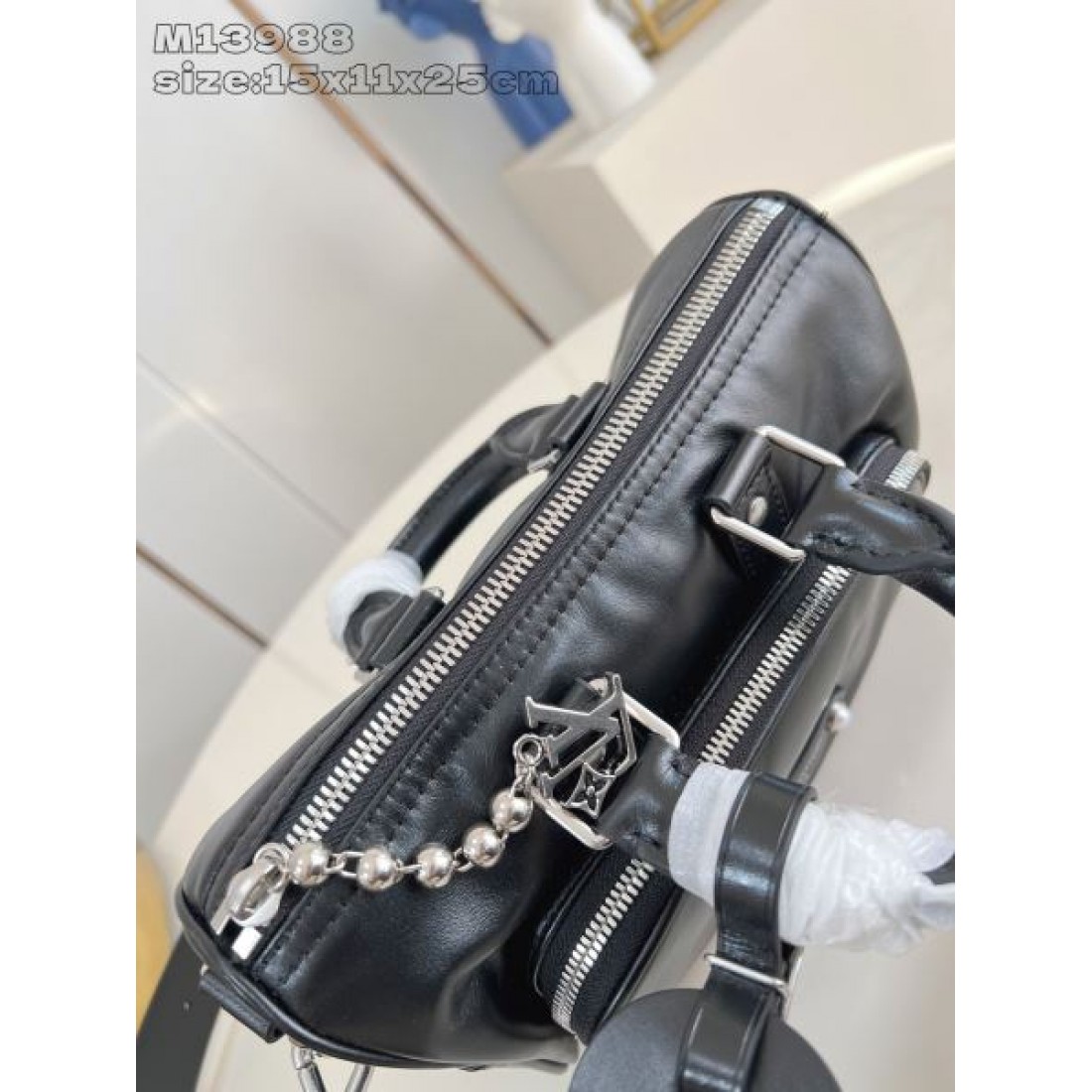 モード クール Louis Vuitton ルイヴィトン スーパーコピー トートバッグ モノグラムエクリプス ミニボストン 2WAYショルダー シルバー金具 コンパクトサイズ 高級感仕上げ