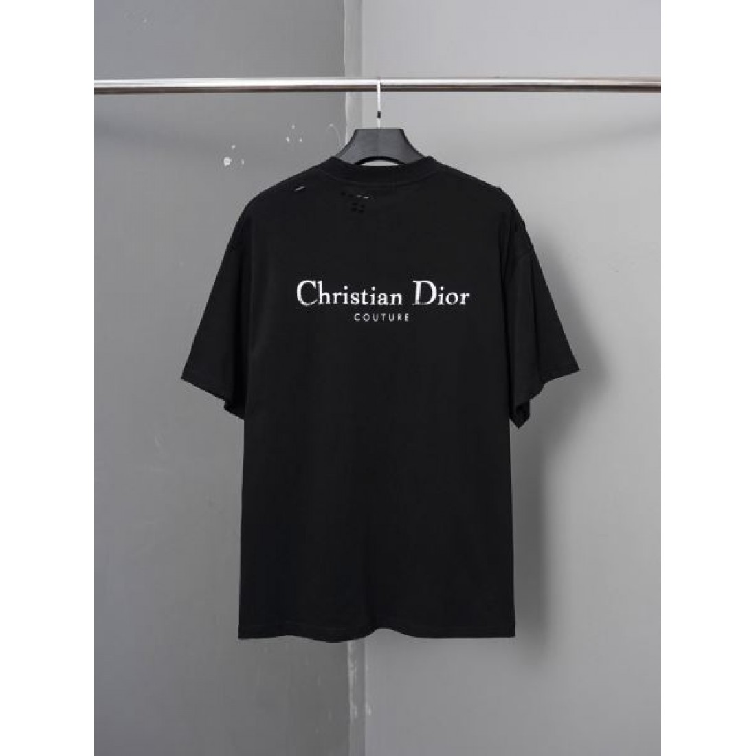 フレンチレタリング Dior ディオール コピー Tシャツ ホワイト×グリーンデザイン ミニマル構成 上品なストリートコーデ対応