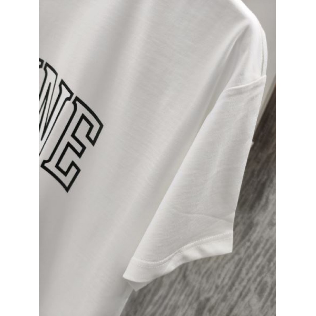 アーチロゴ プリント 半袖 クルーネック CELINE セリーヌ コピー Tシャツ カジュアル トップス