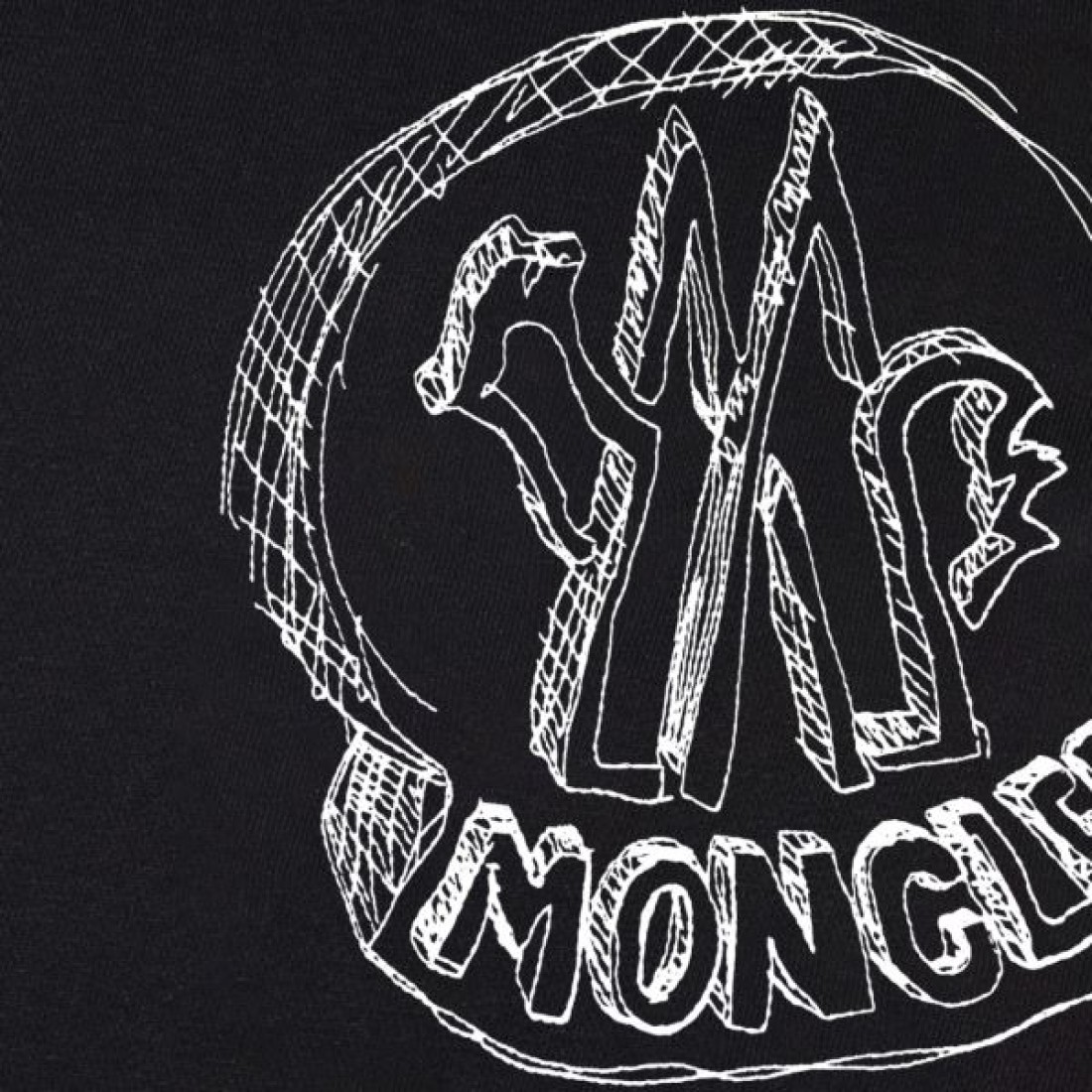 ネイビー フロントロゴ クルーネック 上品 ゆったり 人気 トップス MONCLER モンクレール コピー Tシャツ