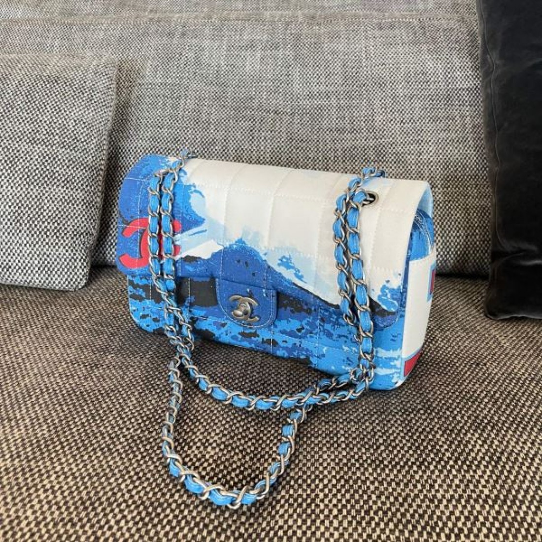 チェーンショルダーバッグ アートデザイン CHANEL シャネル コピー ショルダーバッグ こなれ見え 人気セール100%新品 特別価格