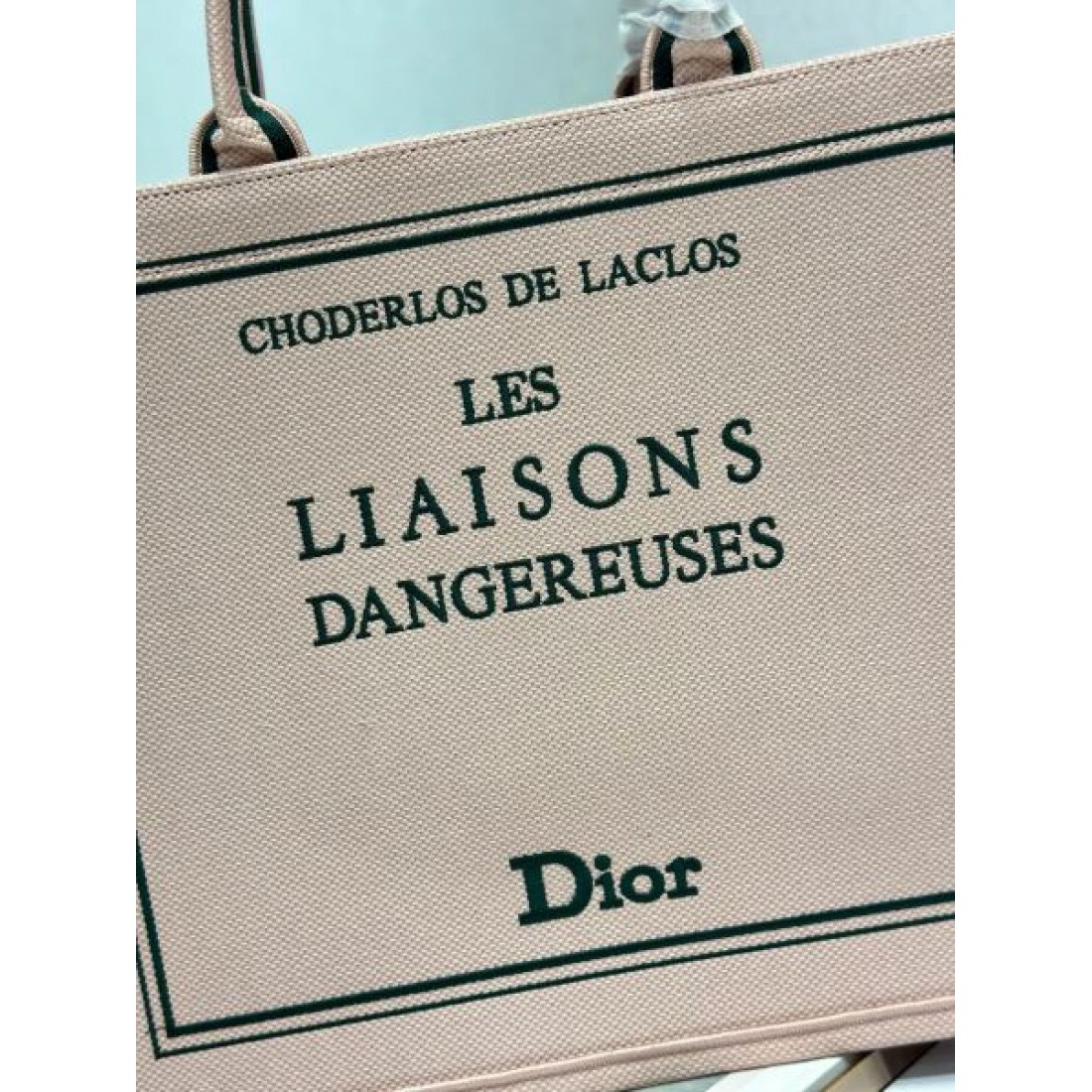 法国文学デザイン 売れ筋候補 旬顔 アート感レイアウト Dior ディオール コピー トートバッグ こなれ見え 大容量デイリー主力