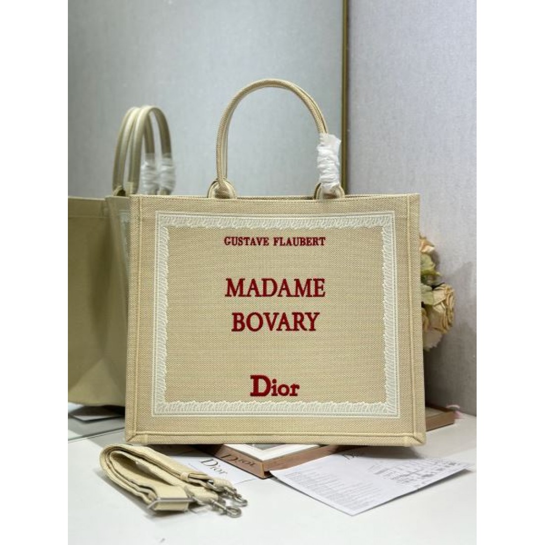 MADAME BOVARY リネン風デザイン こ...