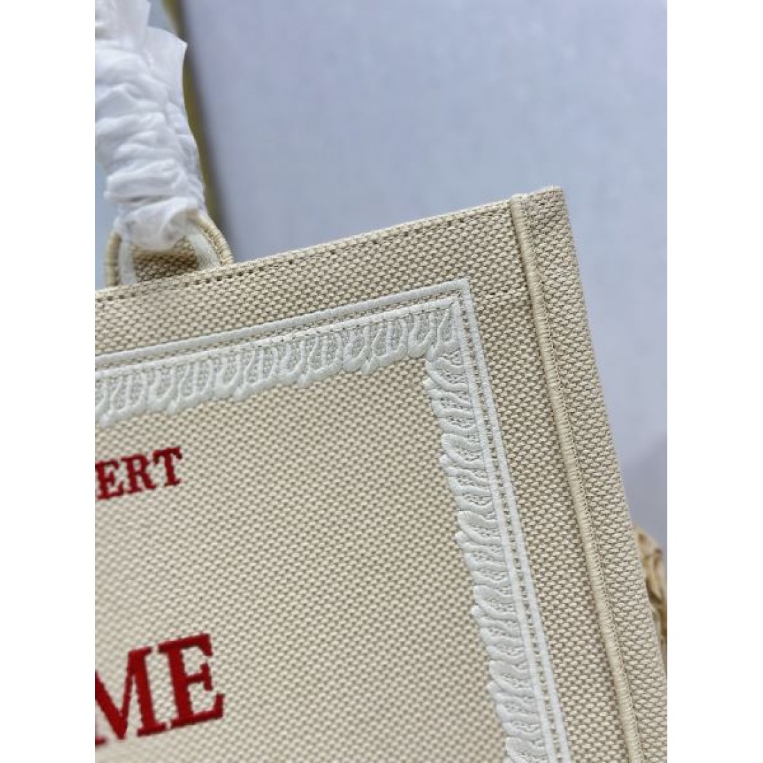 MADAME BOVARY リネン風デザイン こなれ見え 人気上昇中 Dior ディオール コピー トートバッグ 軽量仕様 通勤対応 洗練カジュアル