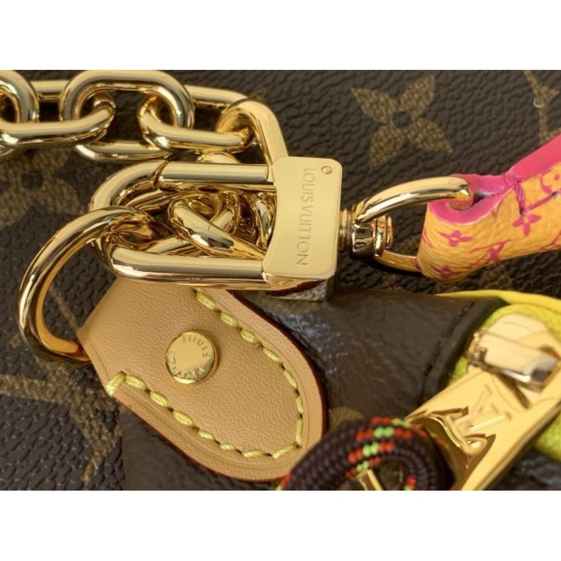 カラーミックス スポーティーモード コーデ映え LOUIS VUITTON ルイヴィトン コピー ウエストバッグ