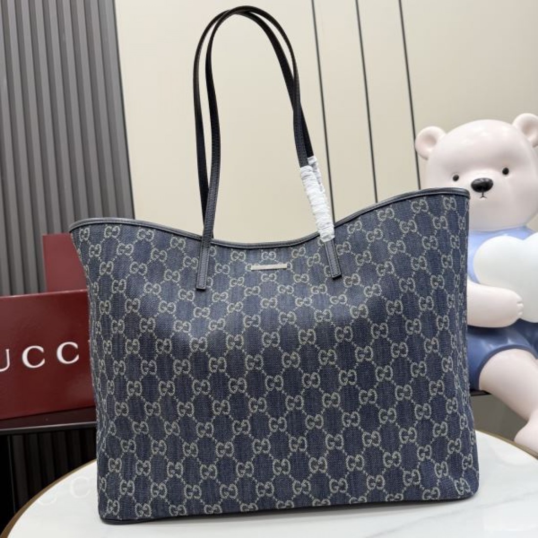 GGキャンバストートバッグ 2026新作 大容量 A4収納 GUCCI グッチ コピー トートバッグ 通勤旅行兼用 ユニセックス 人気定番